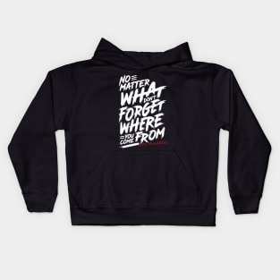 Where You Come From Los Angeles Kids Hoodie